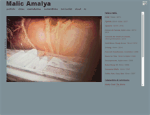 Tablet Screenshot of malicamalya.com